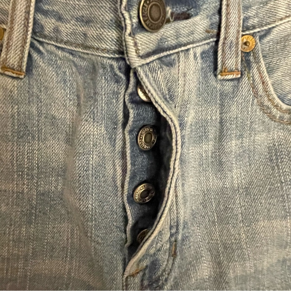 American Eagle Outfitters Two-Tone Ankle Jeans - Picture 5 of 9